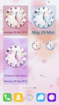 Flower Clock Widget screenshot 5