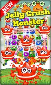 Jelly Crush Monster Match-3New screenshot 4