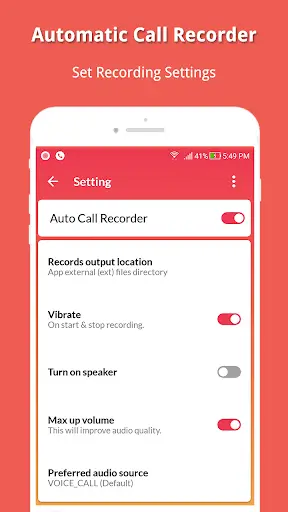 Automatic Call Recorder screenshot 2