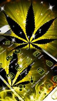 Weed Yellow Fire Theme скриншот 3