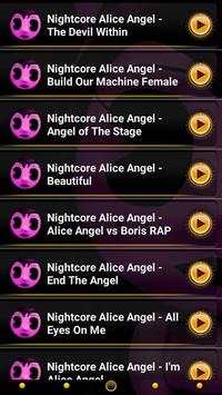 Nightcore Alice Angel Song Ringtones स्क्रीनशॉट 1