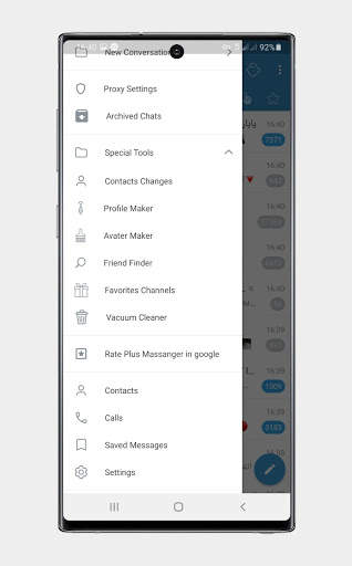 Plus Messenger : Unofficial telegram Messenger screenshot 2