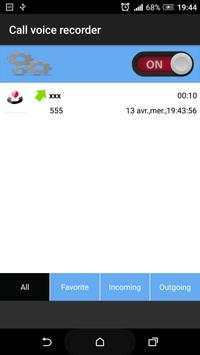 Call voice recorder screenshot 1