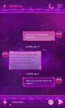 GO SMS Amour screenshot 4