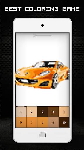 Cars Game Pixel Art - Color by Numbers Car Games स्क्रीनशॉट 6