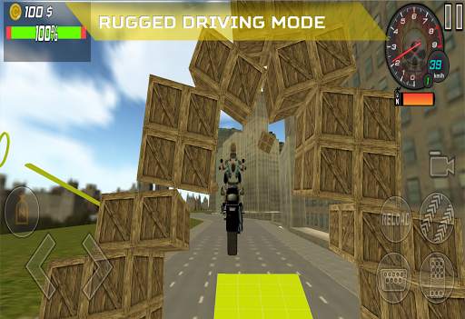 Motorcycle Driving: Dino Rush screenshot 2
