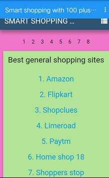 smart shopping with 100 plus sites screenshot 1