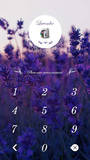 AppLock Theme Lavender 2 تصوير الشاشة