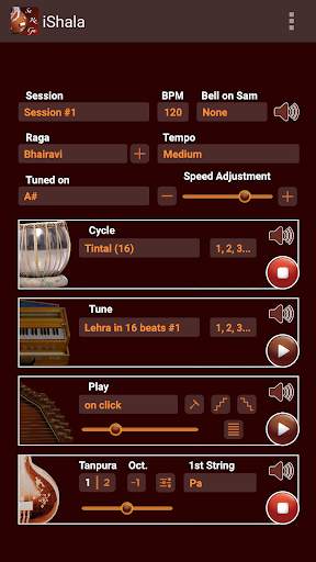 iShala - Indian music app for Riyaaz/Practice screenshot 1