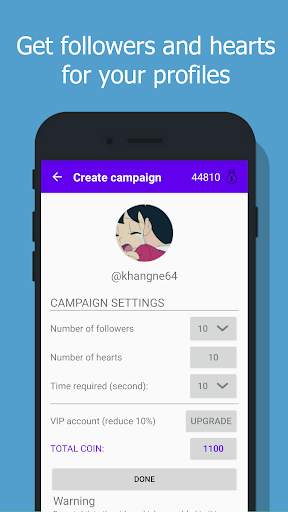 Tikfans - Get followers, likes screenshot 1