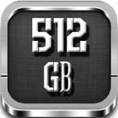 512 GB Storage Space Cleaner : 512 GB RAM Booster icon