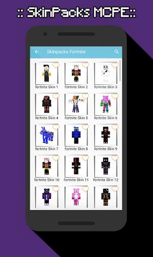 SkinPacks fortnite for Minecraft - New Skin screenshot 2