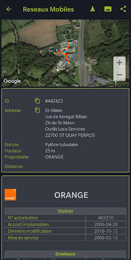 Réseaux Mobiles France screenshot 2