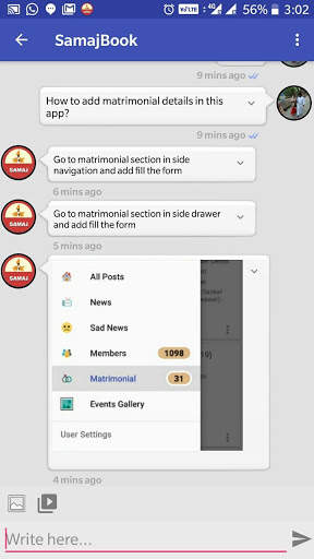 Samajbook - with Live Cricket Scoring screenshot 8