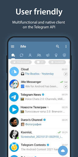 iMe Messenger & Crypto Wallet screenshot 1