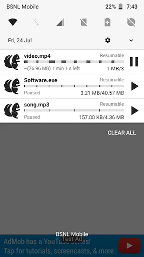 GinxDroid Browser with Download Manager screenshot 8