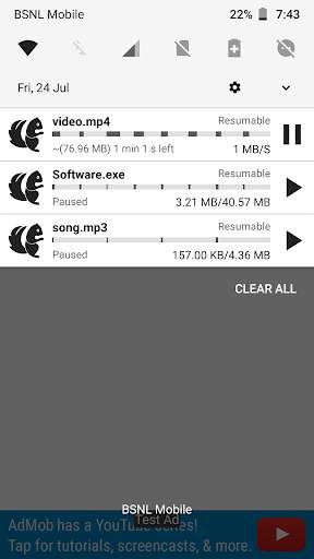 GinxDroid Browser with Download Manager screenshot 8