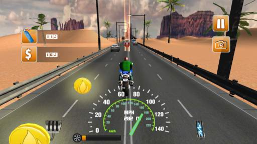 Real Highway Traffic Rider Moto Bike Racing Free screenshot 7