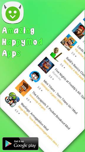 HappyMod : HAPPY MOD GUIDE FREE 💎- MOOD APK 🔥 screenshot 3