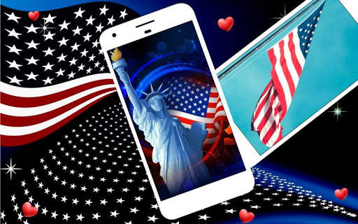 USA Flag Live Wallpaper screenshot 3