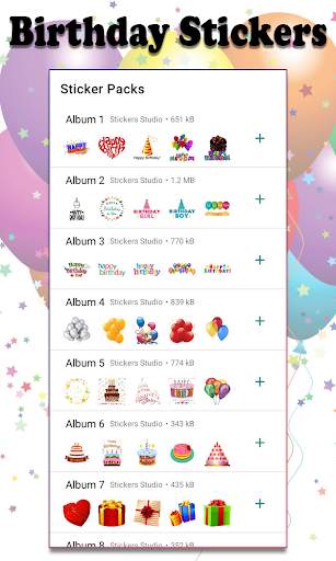 Happy Birthday Stickers for WhatsApp WAStickerApps screenshot 1