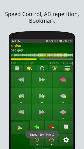 Study Player (Speed/Pitch control, AB repetition) screenshot 1