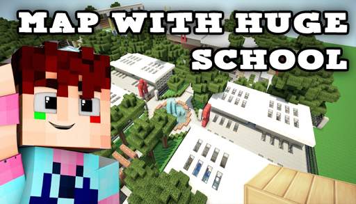 School map for Minecraft PE screenshot 1