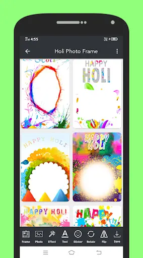 Holi Photo Frame screenshot 2