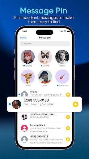AI Messages OS16 - Messenger 4 تصوير الشاشة