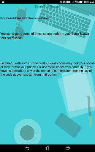 Redmi Xiaomi Mobile Secret Code screenshot 4