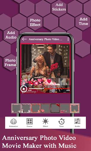 Anniversary Photo Video Movie Maker with Music screenshot 4
