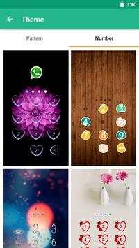 Green Applock Theme Flower screenshot 4
