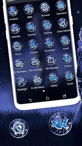 Angel Dark Night Theme screenshot 2