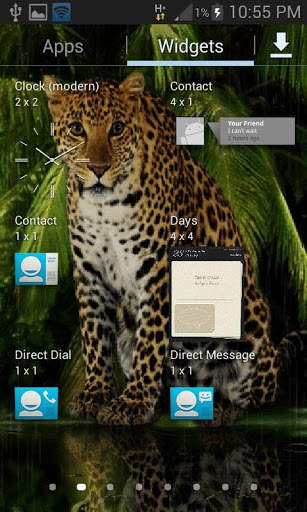 Angry Forest Leopard LWP स्क्रीनशॉट 3