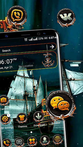 Pirate Ship Launcher Theme screenshot 1
