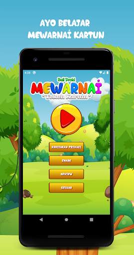Buku Gambar Mewarnai Kartun screenshot 1