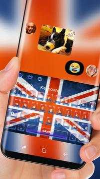 UK FLag Keyboard Theme screenshot 3