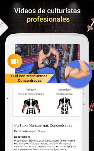 Entrenamiento Profesional de Gimnasio screenshot 5