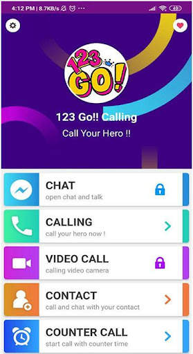 Call 123 Go Challenge Video & Voice screenshot 2