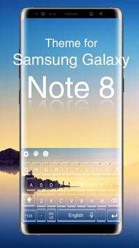 Keyboard for Galaxy Note 8 screenshot 1