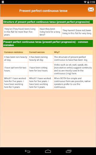 English Tenses Tables screenshot 8