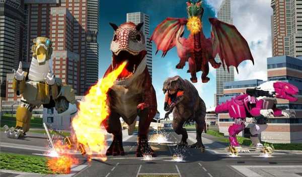 US Police Ball Robot Transform VS Wild Dino Attack screenshot 16