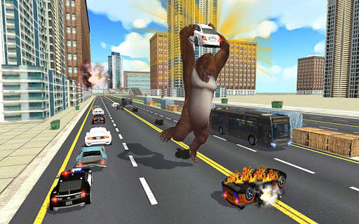 Angry Gorilla Kong Attack - City Rampage 2019 скриншот 9