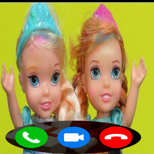 Elsa &amp; Anna Fake  Call icon