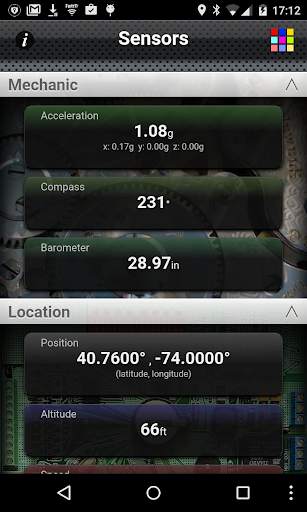 Sensors Free screenshot 1