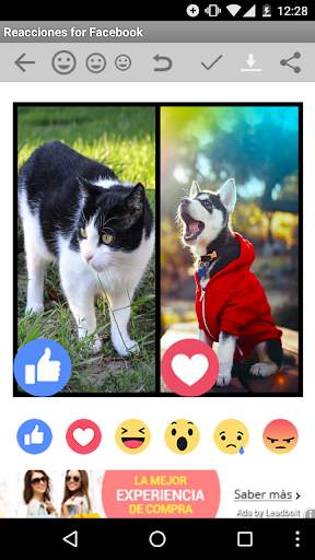 Reacciones for Facebook screenshot 5