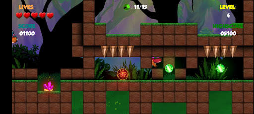 Red Roller Bounce Ball 2 screenshot 4