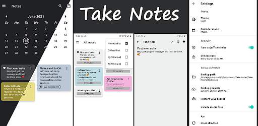 Take Note - Note With App Lock screenshot 1