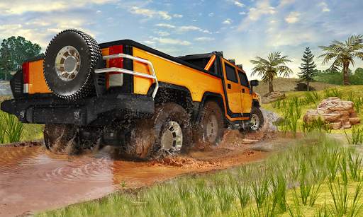 Offroad Jeep Prado Driving- Truck Driver Sim screenshot 2