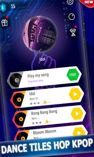 KPOP Tiles Hop Music Games Songs screenshot 1